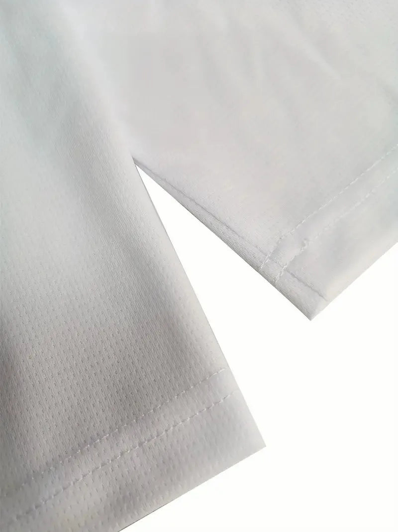 Men's sports suit, casual suit, fashionable letter printed round neck short-sleeved T-shirt, men's loose drawstring pocket shorts