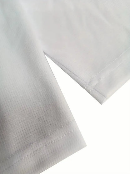 Men's sports suit, casual suit, fashionable letter printed round neck short-sleeved T-shirt, men's loose drawstring pocket shorts