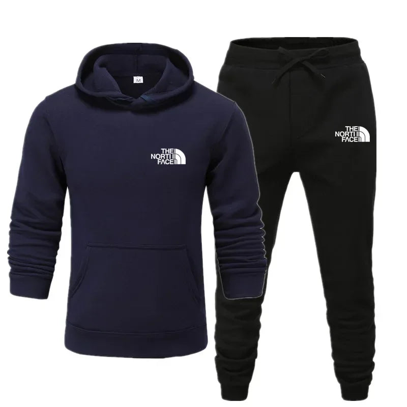 2025 Autumn New print Men's Women Fashion Casual Tracksuits Outdoor Fitness Jogging Hooded Sets Sports Luxury Hoodie+Pants Suit