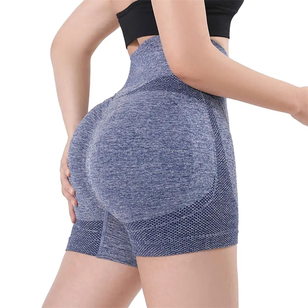 Ladies Yoga Shorts High Waist Workout Fitness Shorts Breathable Butt Lift Fitness Gym Running Women Short Pants