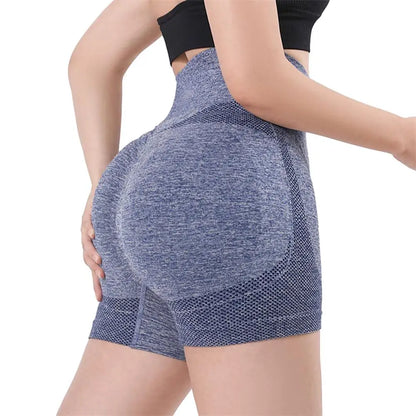 Ladies Yoga Shorts High Waist Workout Fitness Shorts Breathable Butt Lift Fitness Gym Running Women Short Pants