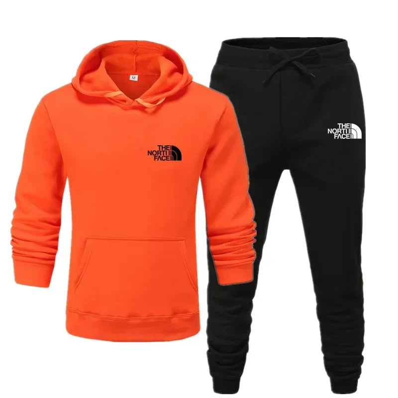 2025 Autumn New print Men's Women Fashion Casual Tracksuits Outdoor Fitness Jogging Hooded Sets Sports Luxury Hoodie+Pants Suit