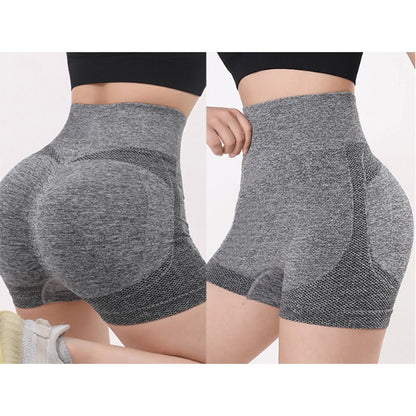 Ladies Yoga Shorts High Waist Workout Fitness Shorts Breathable Butt Lift Fitness Gym Running Women Short Pants