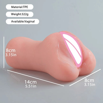 Realistic Vagina 18+ 3D Silicone Pussy For Men Male Masturbation For Men Realistic Rubber Vagina Anus Adults Sexy Toys For Men