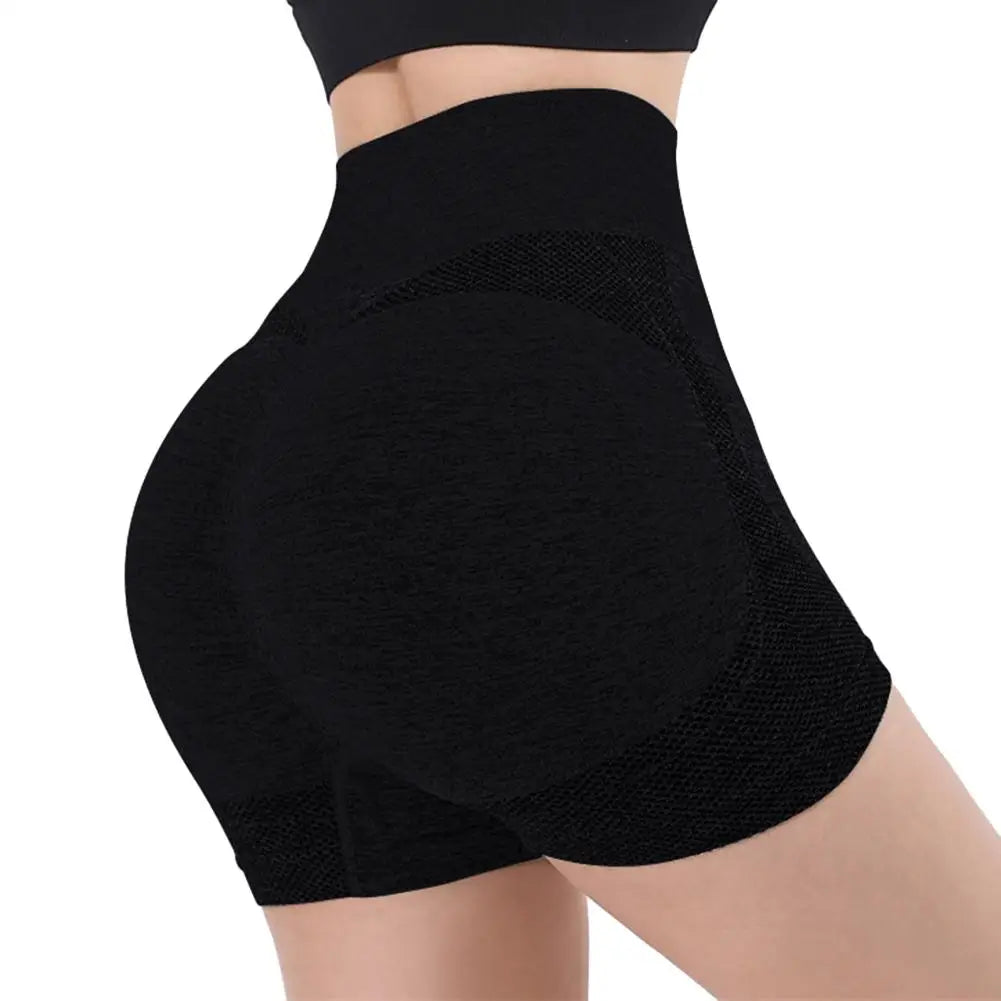 Ladies Yoga Shorts High Waist Workout Fitness Shorts Breathable Butt Lift Fitness Gym Running Women Short Pants