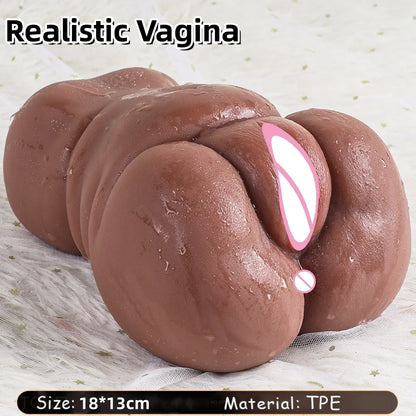Realistic Vagina 18+ 3D Silicone Pussy For Men Male Masturbation For Men Realistic Rubber Vagina Anus Adults Sexy Toys For Men