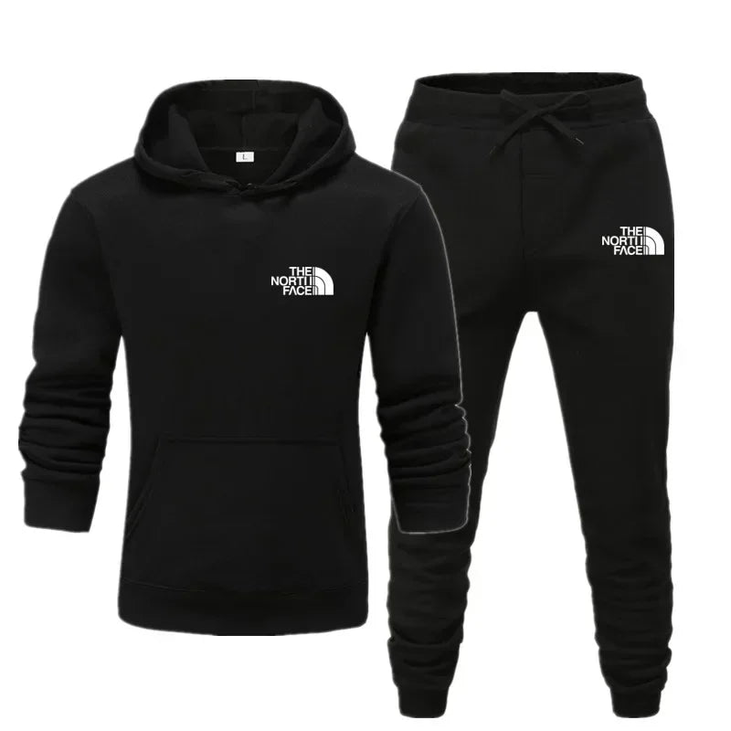 2025 Autumn New print Men's Women Fashion Casual Tracksuits Outdoor Fitness Jogging Hooded Sets Sports Luxury Hoodie+Pants Suit