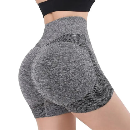 Ladies Yoga Shorts High Waist Workout Fitness Shorts Breathable Butt Lift Fitness Gym Running Women Short Pants