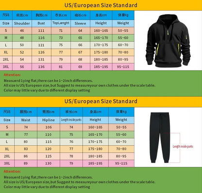 New Mens Tracksuits 2025 Men Sets Sweatshirt+sweatpants Tracksuit Zipper Stand Collar Sports Suit Jogging Fitness Men Clothing
