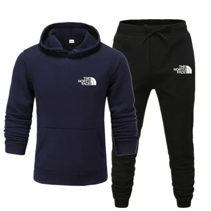 2025 Autumn New print Men's Women Fashion Casual Tracksuits Outdoor Fitness Jogging Hooded Sets Sports Luxury Hoodie+Pants Suit