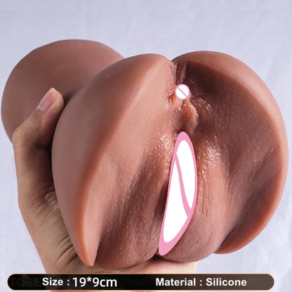 Realistic Vagina 18+ 3D Silicone Pussy For Men Male Masturbation For Men Realistic Rubber Vagina Anus Adults Sexy Toys For Men