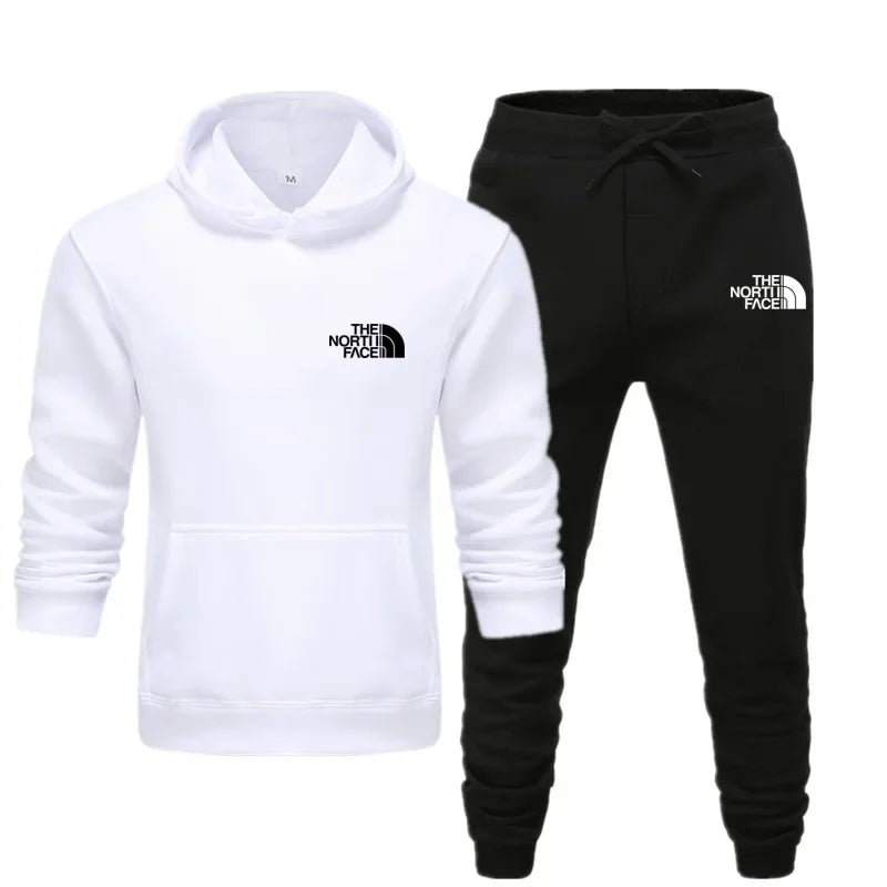 2025 Autumn New print Men's Women Fashion Casual Tracksuits Outdoor Fitness Jogging Hooded Sets Sports Luxury Hoodie+Pants Suit